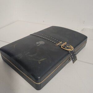 Vintage men's Leather Accessory Box /Dresser
